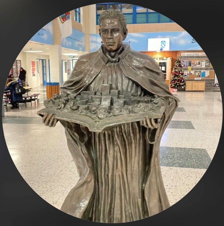 School's Statue of St. Augustine