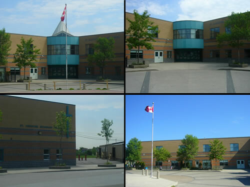 Different pictures of the school