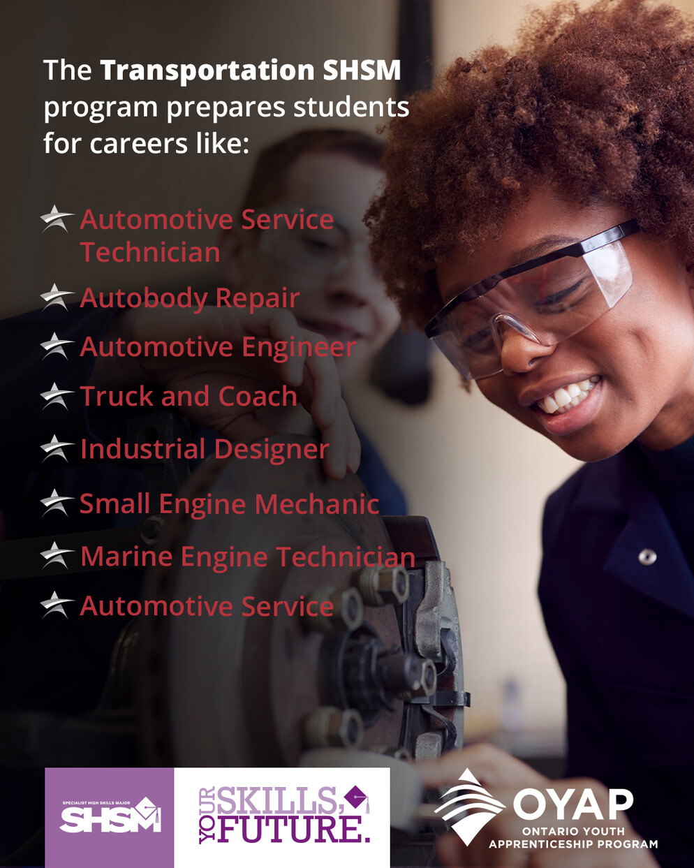 SHSM Transportation poster